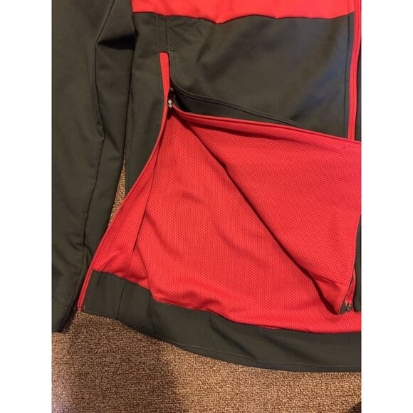 Nike Dri-Fit Ohio State Buckeyes Men's Full-Zip Red Collared Sweatshirt Size M - Picture 5 of 7